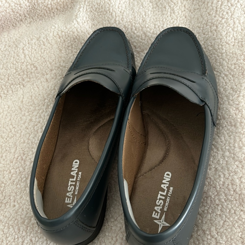 Eastland Penny Loafers, Navy